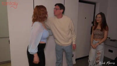 Family Friend’s Stepmom and Stepdaughter Baby Doll Help Stepson with Ass Tantaly